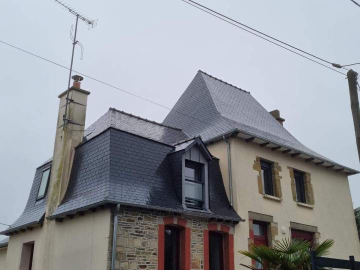 Nettoyage de toiture Étrelles