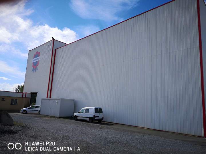 Nettoyage de bardage industriel Étrelles